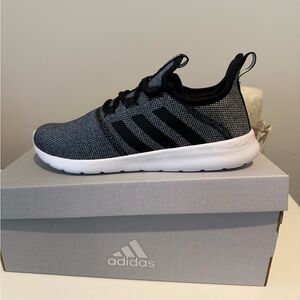 Adidas Women Black and Gray Sneakers